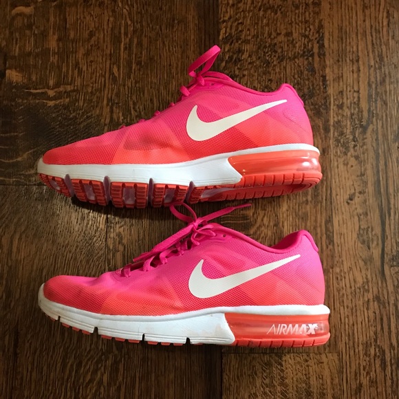 pink nike air max sequent